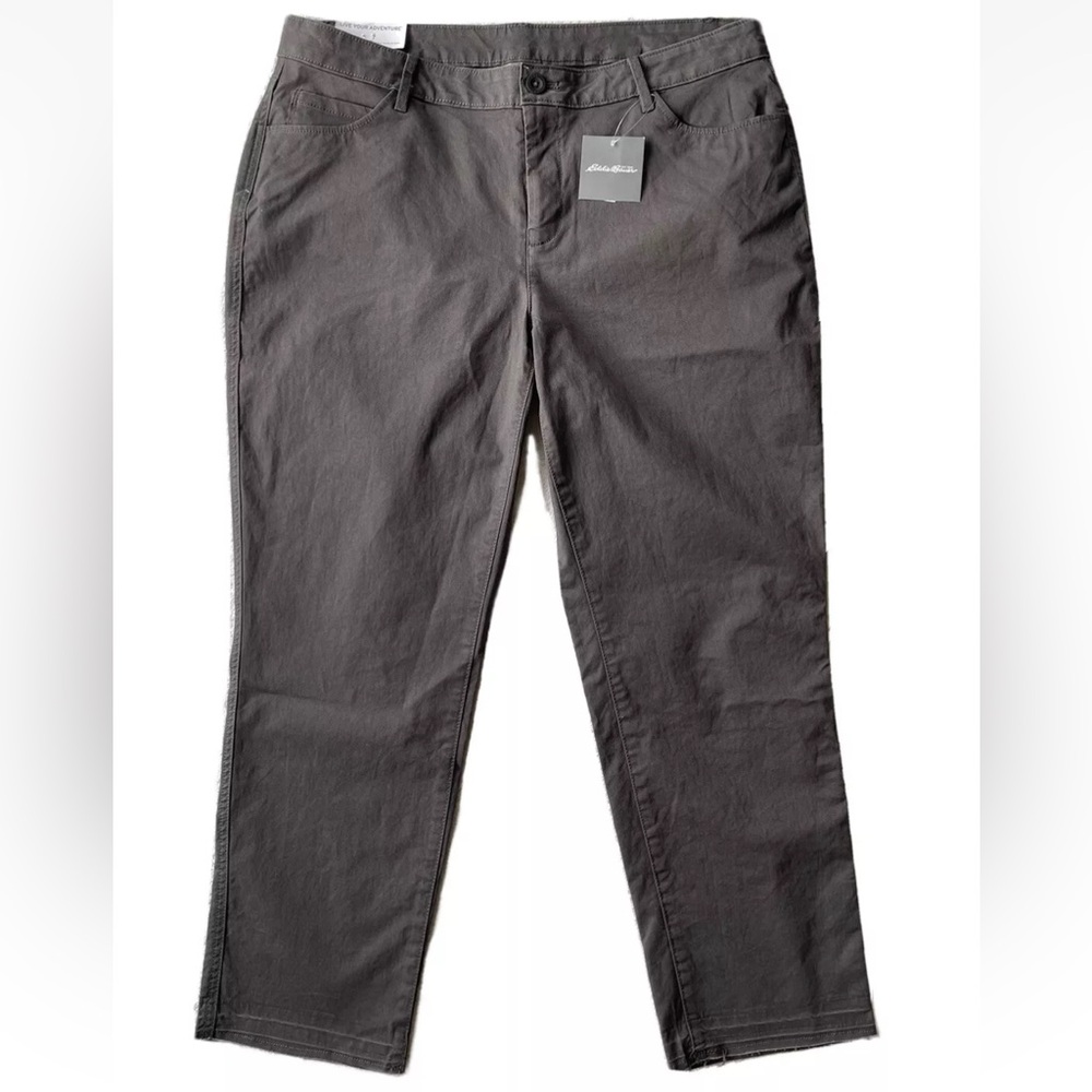 Eddie Bauer Women's Legend Wash Release Hem Crop Size: 12 - Picture 3 of 8